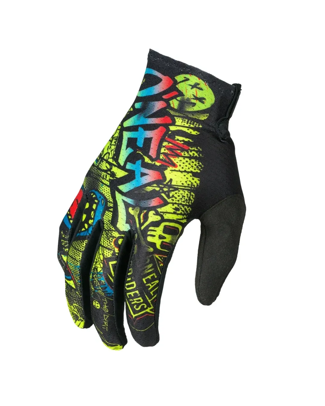 Детски мотокрос ръкавици O’NEAL MATRIX RANCID BLACK/NEON YELLOW V.26