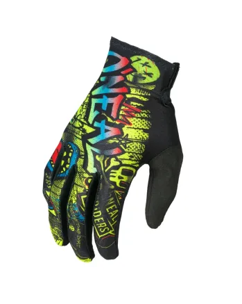Детски мотокрос ръкавици O’NEAL MATRIX RANCID BLACK/NEON YELLOW V.26