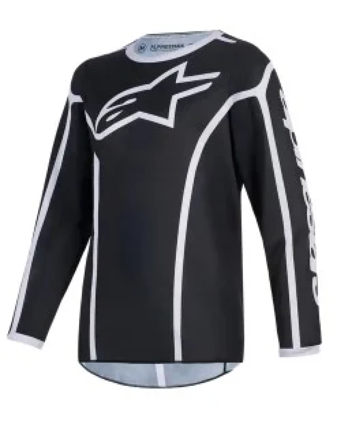 Детско мотокрос джърси Alpinestars FLUID APEX BLACK/GRAY