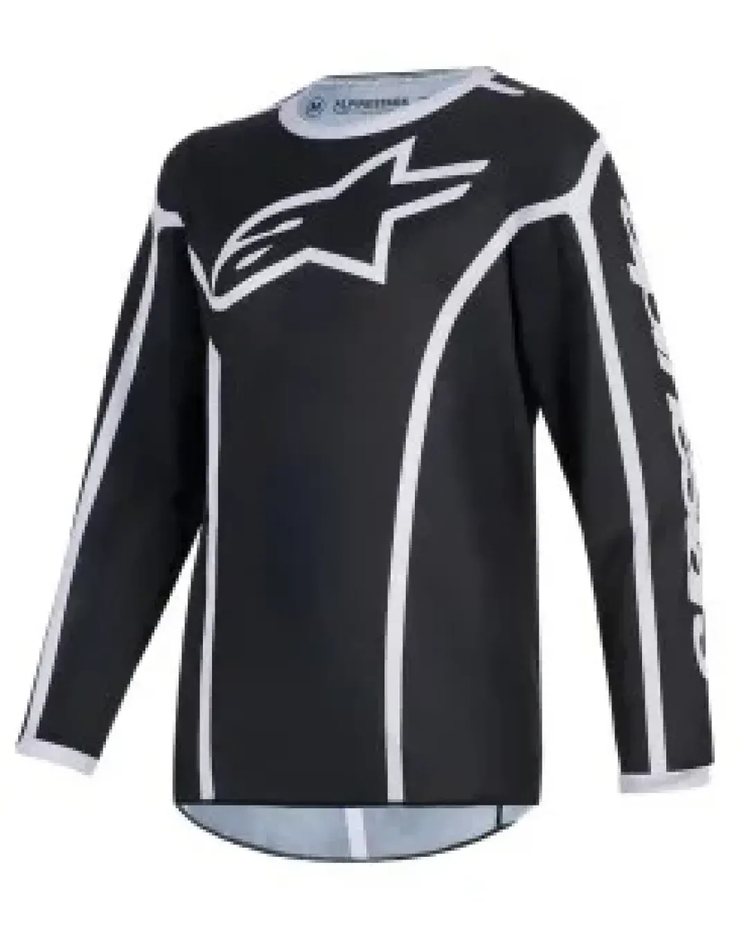 Детско мотокрос джърси Alpinestars FLUID APEX BLACK/GRAY