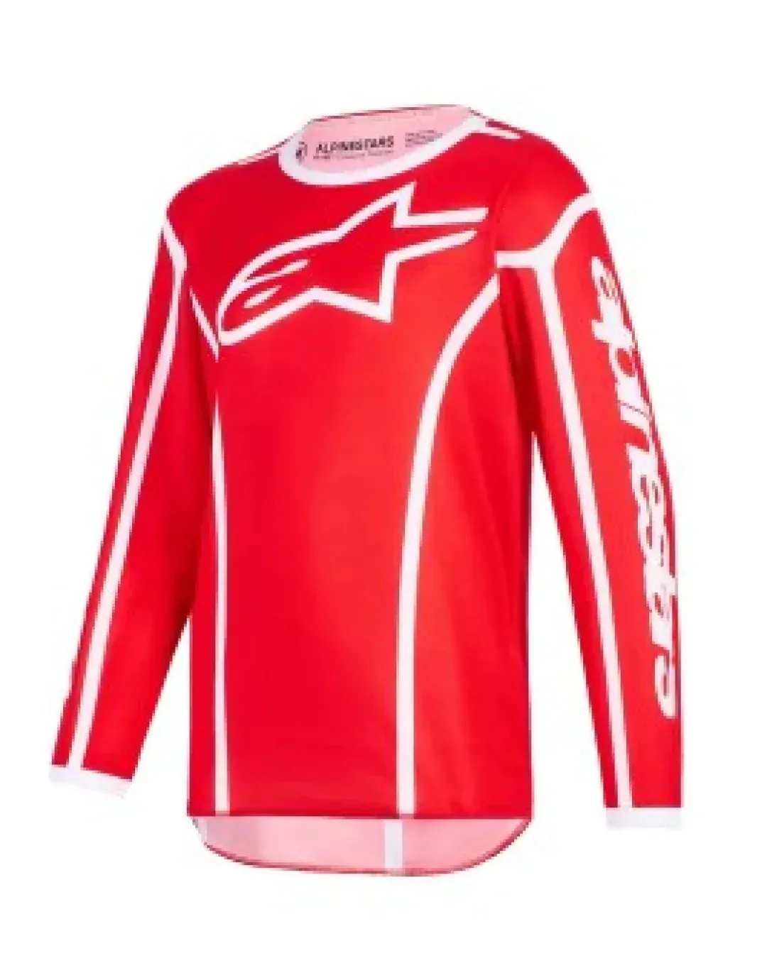 Детско мотокрос джърси Alpinestars FLUID APEX RED/WHITE