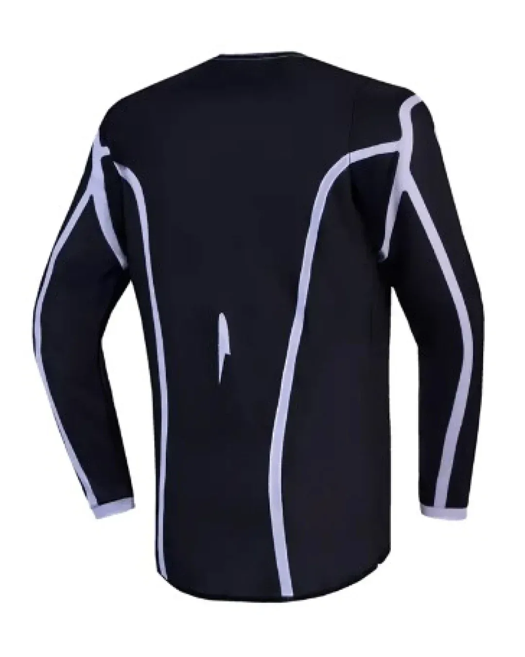 Детско мотокрос джърси Alpinestars FLUID APEX V2 BLACK/SIL