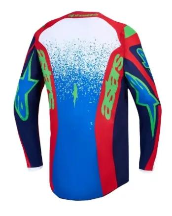 Детско мотокрос джърси Alpinestars FLUID DRAG BL/NV/RD/WH