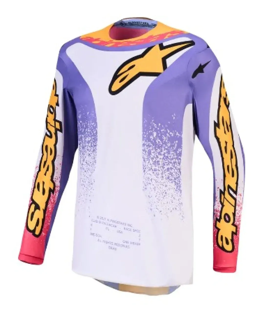 Детско мотокрос джърси Alpinestars FLUID DRAG LIL/BLU/GLD