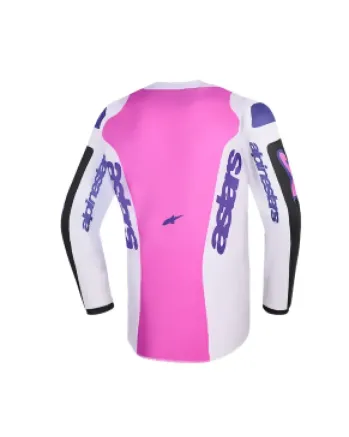Детско мотокрос джърси Alpinestars FLUID GRID BLKACK/GREY/PURPLE