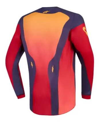 Детско мотокрос джърси Alpinestars FLUID HUNT RED/CORAl