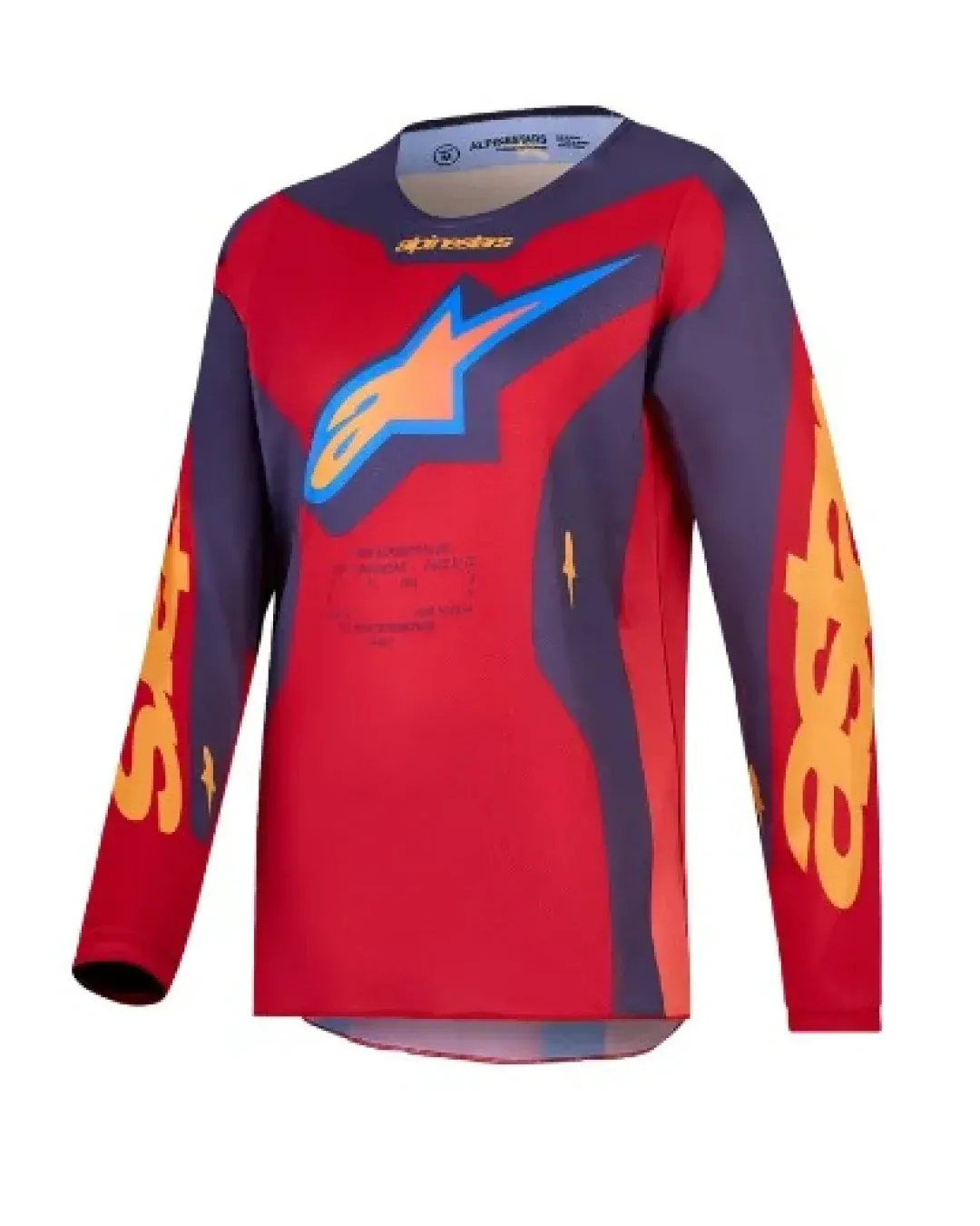 Детско мотокрос джърси Alpinestars FLUID HUNT RED/CORAl