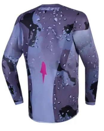 Детско мотокрос джърси Alpinestars FLUID LONE GY/CAMO/PU