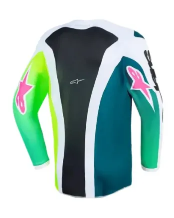 Детско мотокрос джърси Alpinestars FLUID PORTL GREEN/WHITE/BLACK
