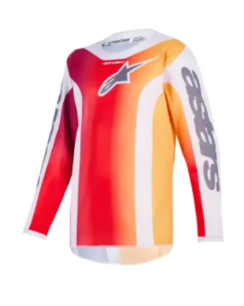Детско мотокрос джърси Alpinestars FLUID PORTL RED/GRAY