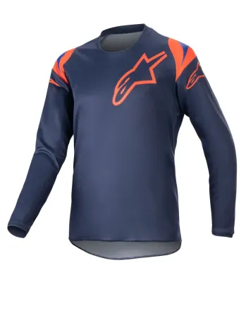 Детско мотокрос джърси ALPINESTARS Racer Narin NAVY/ORANGE