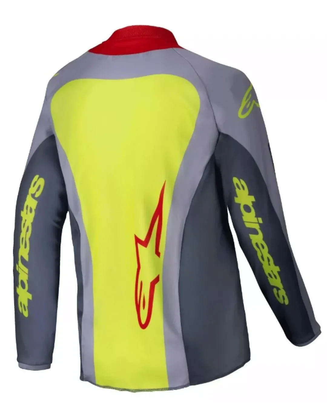 Детско мотокрос джърси ALPINESTARS YTH RACER MELT RED/GRAY