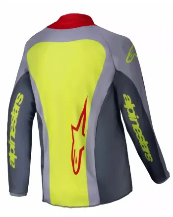Детско мотокрос джърси ALPINESTARS YTH RACER MELT RED/GRAY
