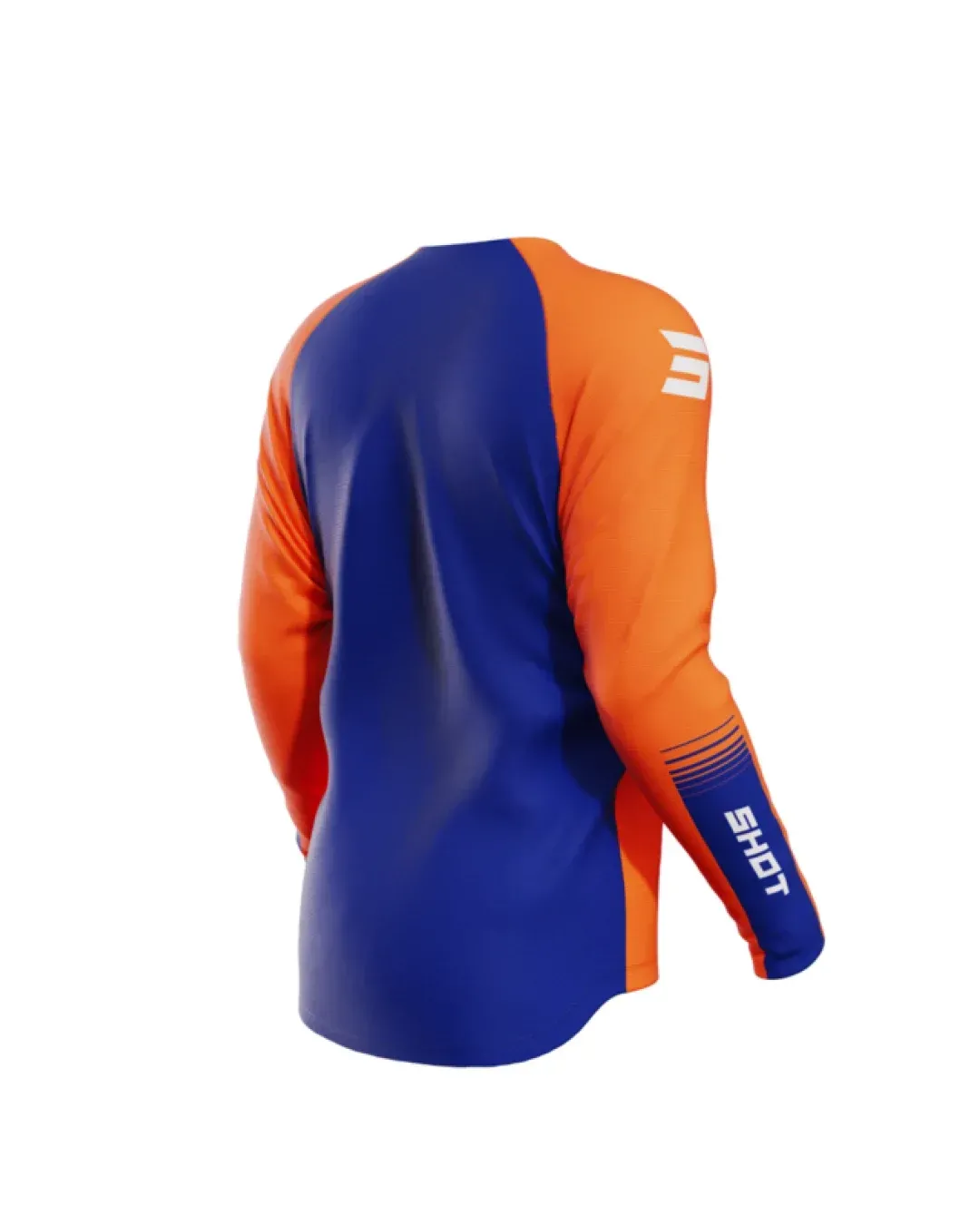 Детско мотокрос джърси SHOT Raw Tracer Neon Orange