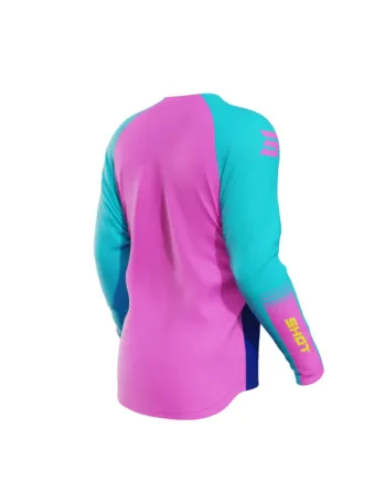 Детско мотокрос джърси SHOT Raw Tracer Pink
