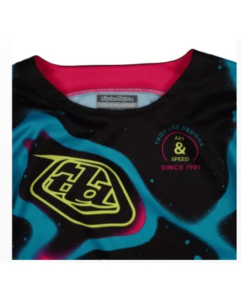 Детско мотокрос джърси TROY LEE DESIGNS GP Pro Membrane Youth Jersey - Black/Yellow