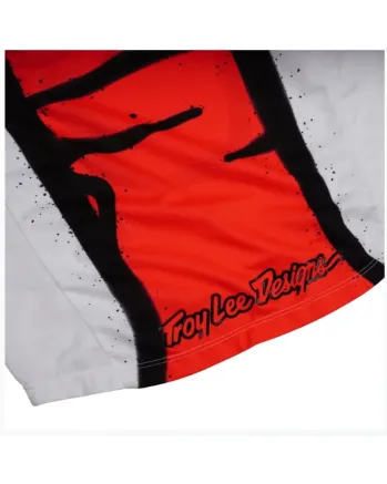 Детско мотокрос джърси TROY LEE DESIGNS GP Pro Membrane Youth Jersey - White/Infra Red