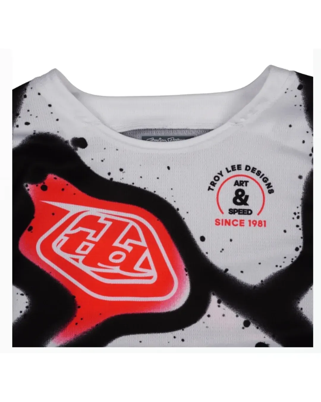 Детско мотокрос джърси TROY LEE DESIGNS GP Pro Membrane Youth Jersey - White/Infra Red