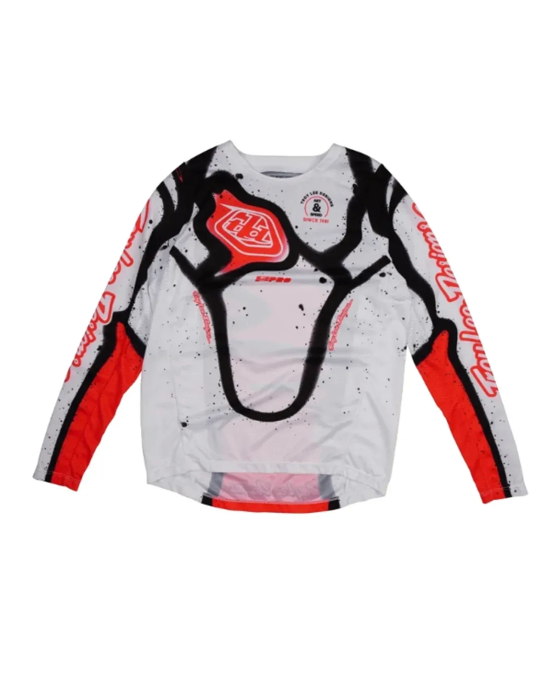 Детско мотокрос джърси TROY LEE DESIGNS GP Pro Membrane Youth Jersey - White/Infra Red