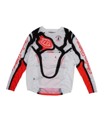 Детско мотокрос джърси TROY LEE DESIGNS GP Pro Membrane Youth Jersey - White/Infra Red