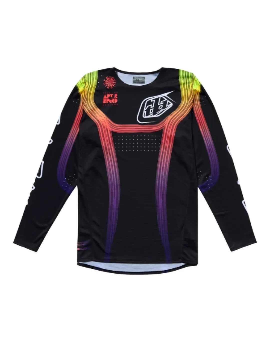 Детско мотокрос джърси TROY LEE DESIGNS SE PRO Stripes Jersey - Black/Multi