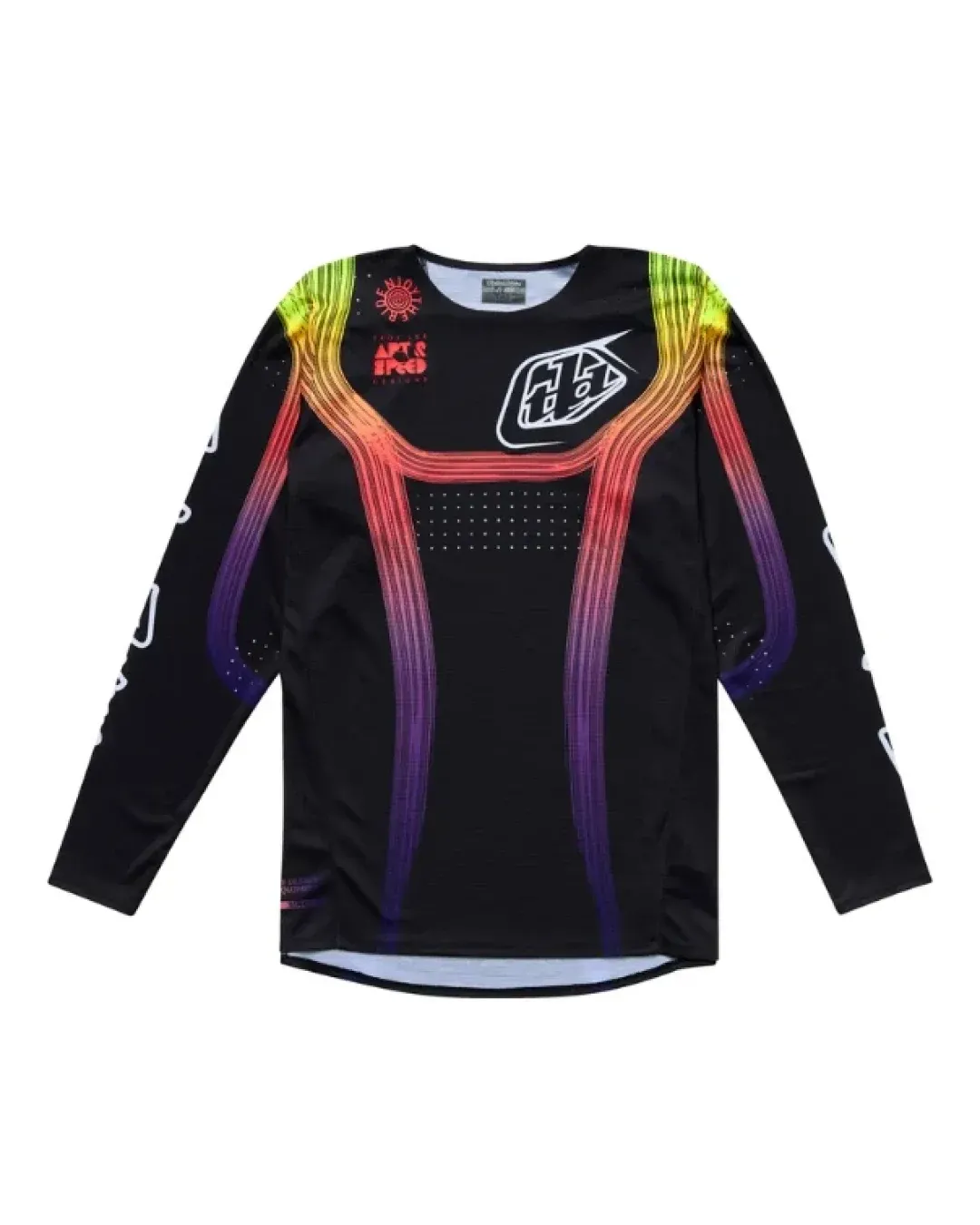 Детско мотокрос джърси TROY LEE DESIGNS SE PRO Stripes Jersey - Black/Multi