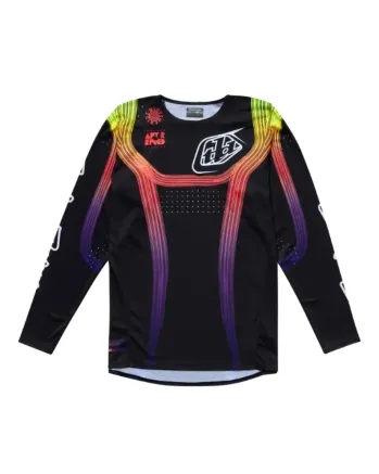 Детско мотокрос джърси TROY LEE DESIGNS SE PRO Stripes Jersey - Black/Multi