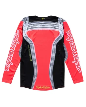 Детско мотокрос джърси TROY LEE DESIGNS SE PRO Stripes Jersey - Infra Red/Black