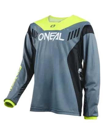 Детско вело джърси O'NEAL ELEMENT HYBRID V.22 GRAY/NEON YELLOW