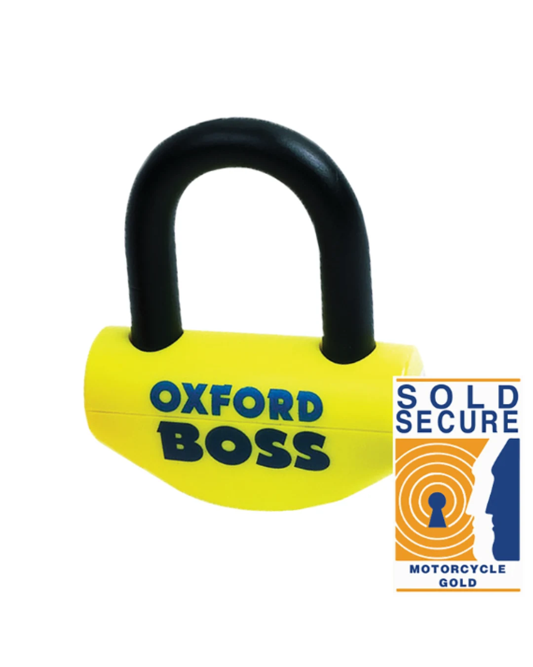 Дискова ключалка OXFORD Big Boss - Ø16 мм, жълта