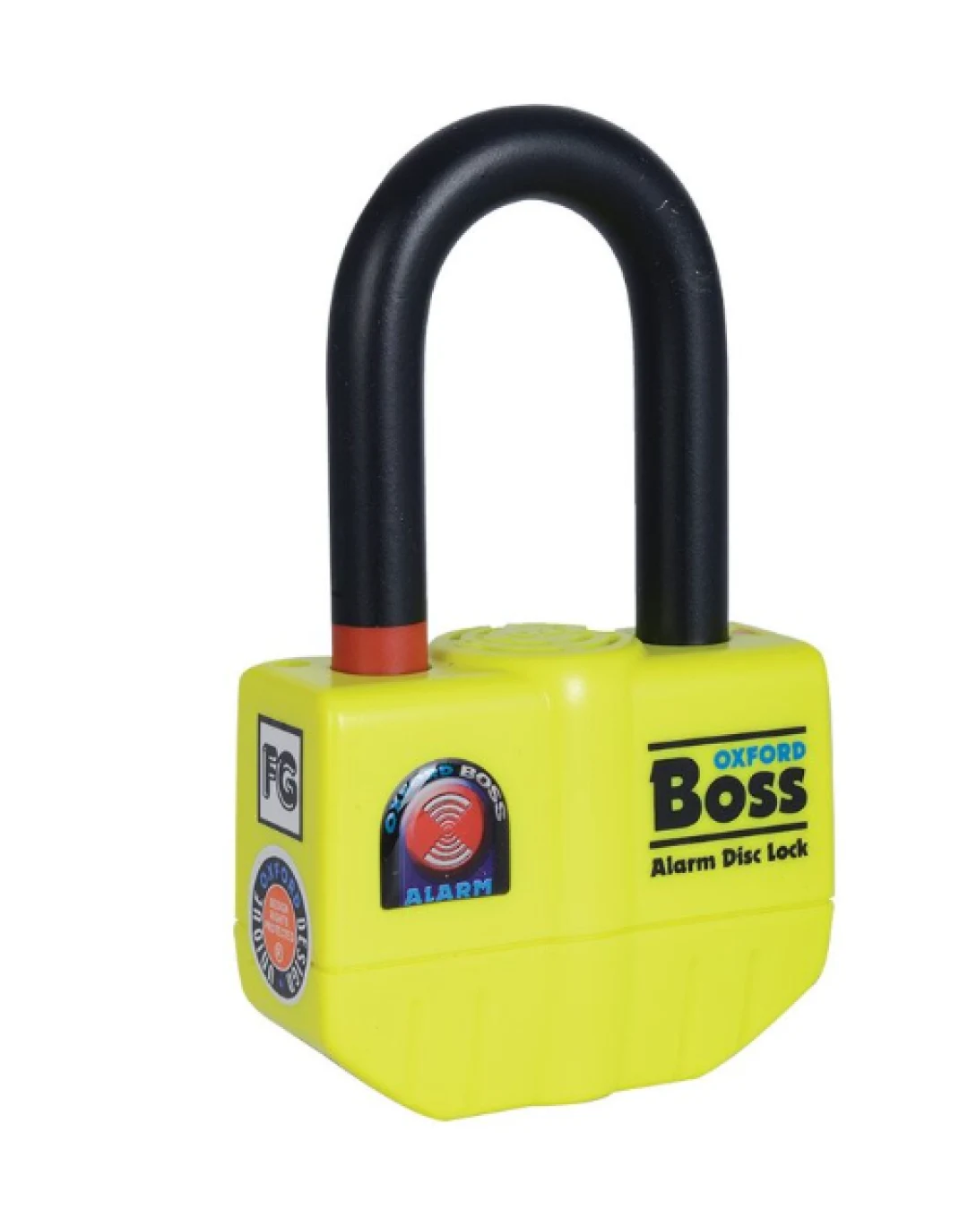 Дискова ключалка OXFORD Boss Alarm 14 мм, вкл. верига 12 мм x 1,2 м