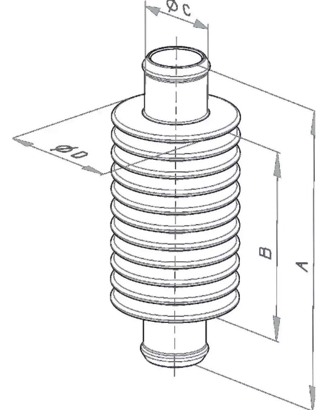 Допълнително охлаждане KITE INLINE HEATEXCHANGER 17 5 Orange