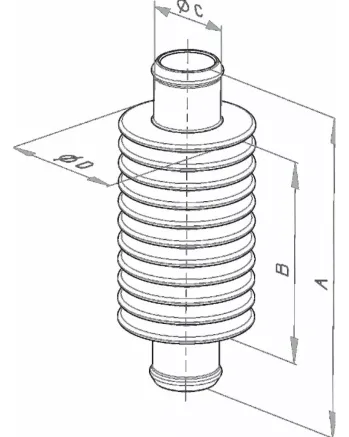 Допълнително охлаждане KITE INLINE HEATEXCHANGER 24 Silver