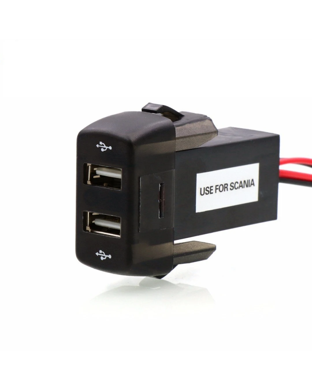 Двоен УСБ USB порт за вграждане за Скания Scania Р R П P Г G