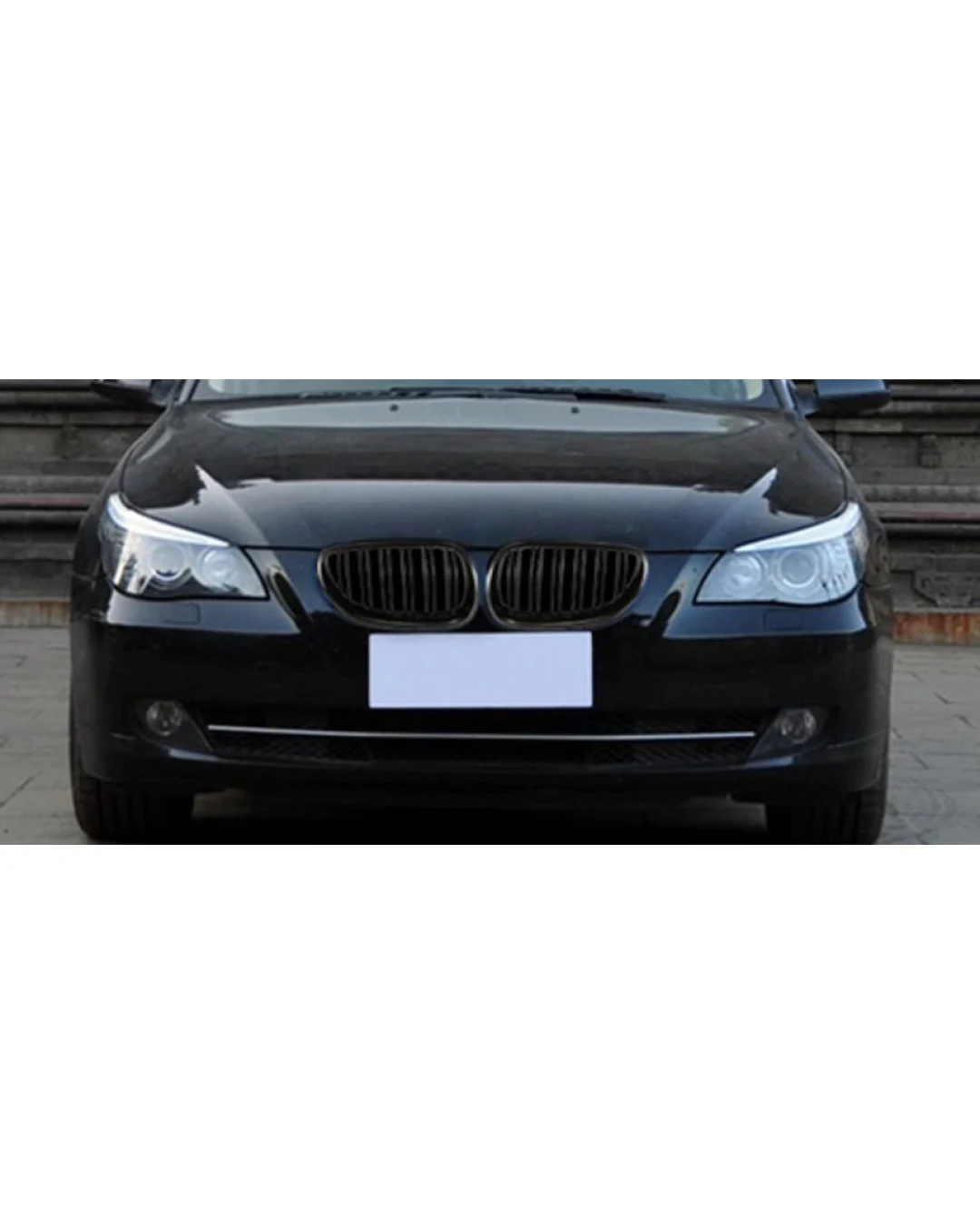 Двойни Бъбреци Решетки За БМВ 5-Серия BMW E60 E61 Черен Гланц Лак М5 2003 - 2011