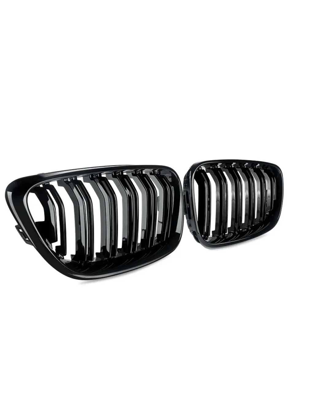 Двойни Бъбреци Решетки За БМВ BMW F22 F23 F24 F27 E87 2012г.-2018г. Черен Гланц Лак