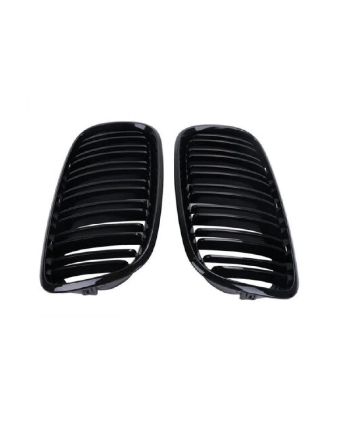Двойни Бъбреци Решетки За БМВ BMW X5 X6 E70 E71 E72 2007-2014 Черен Гланц Лак