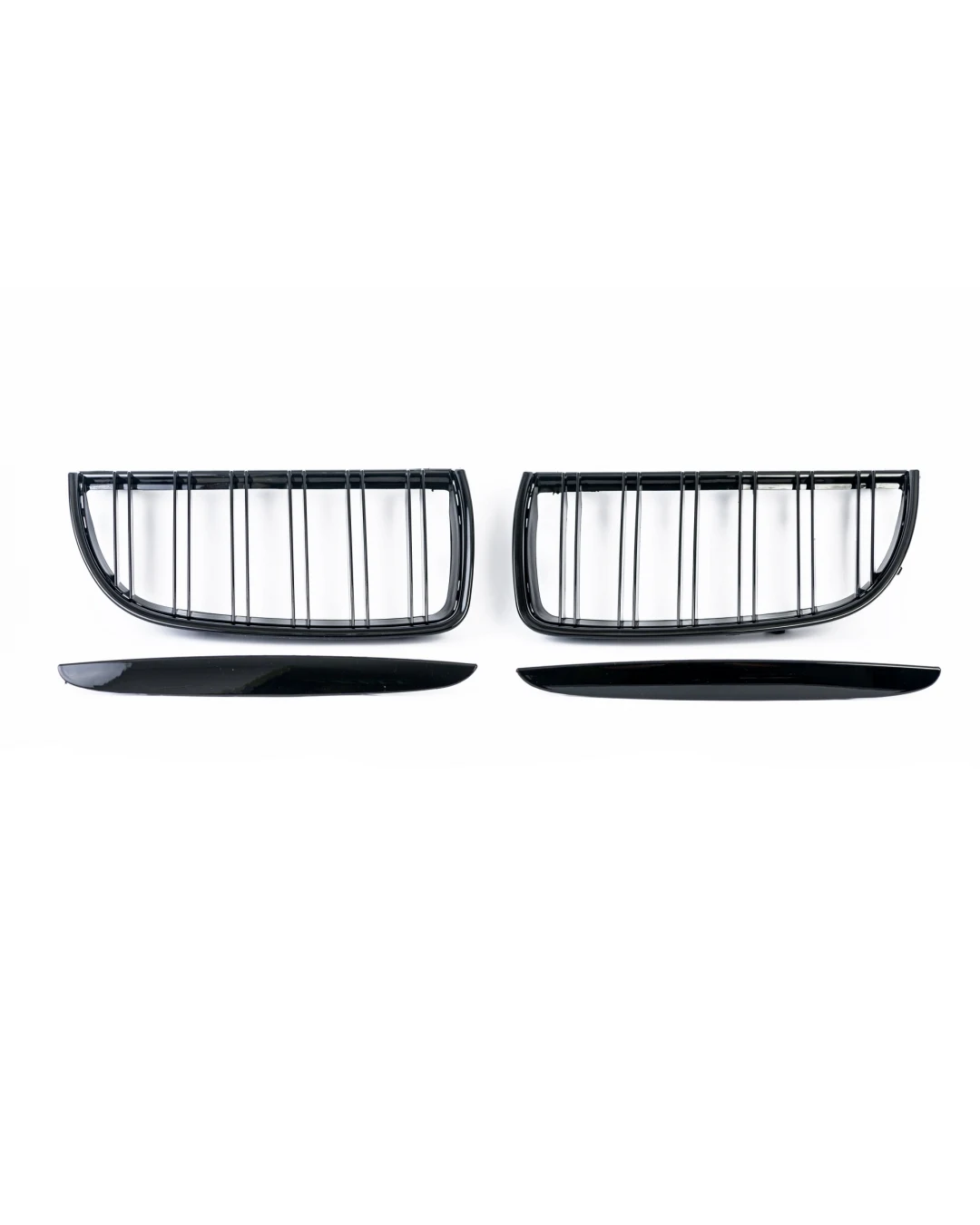 Двойни Бъбреци Решетки за BMW Е90 Е91 Pre-Facelift Преди Фейслифта 2005-2008 Черен Гланц