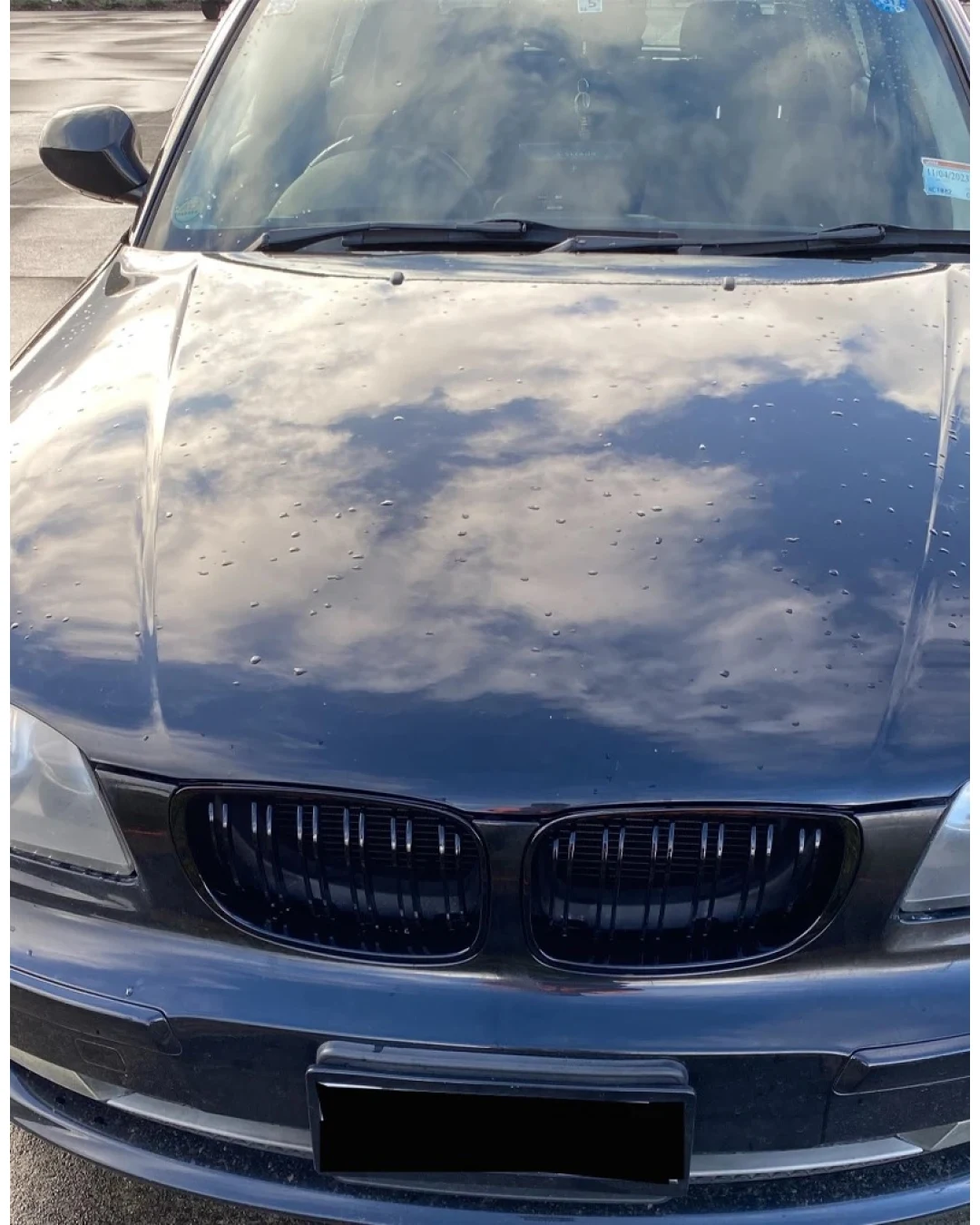 Двойни Бъбреци Решетки За BMW Series 1 Facelift E81 E82 E87 E88 2008г.-2011г. Черен Гланц Лак
