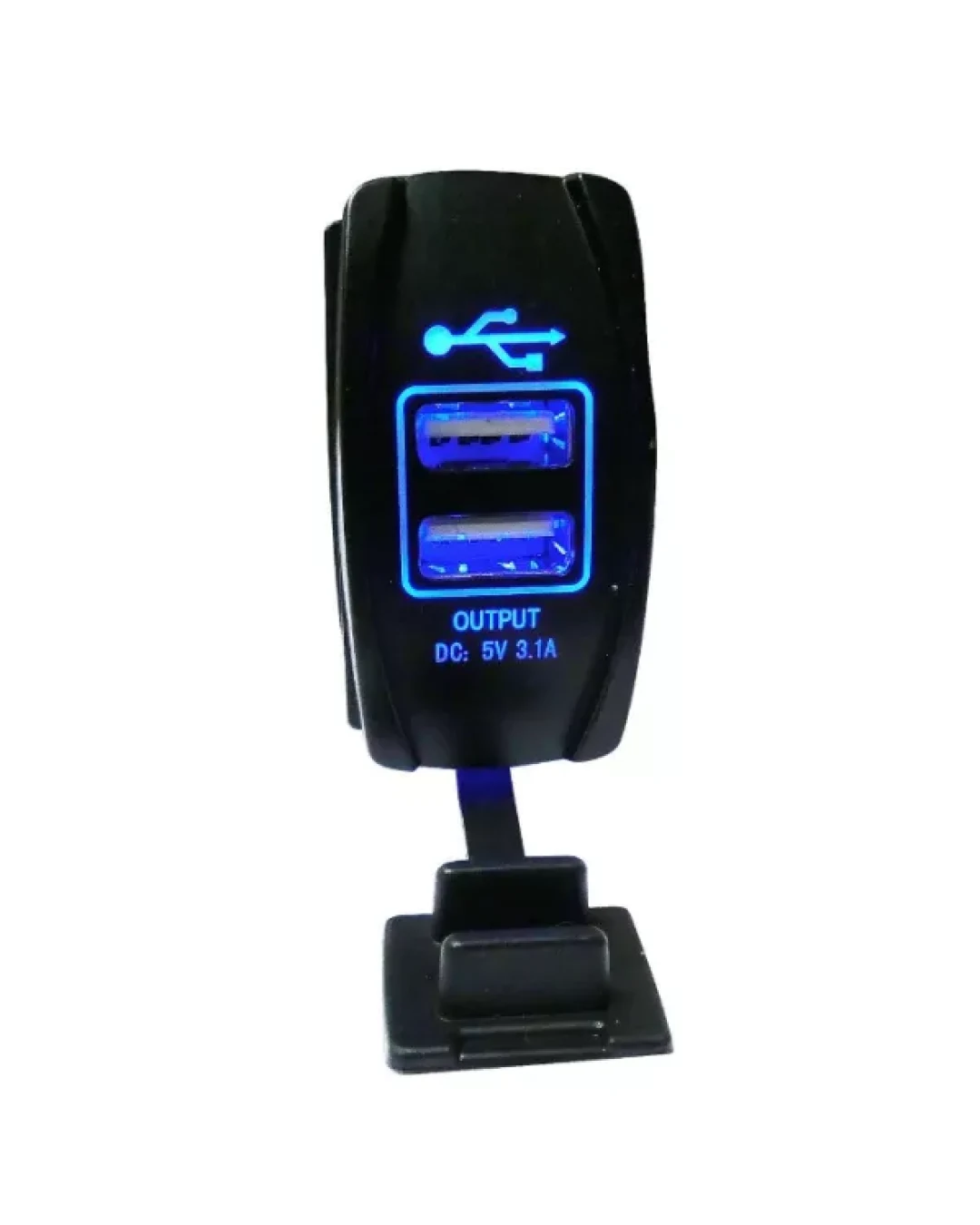 Двойно USB Универсално Зарядно за Вграждане Коли , Мотори , Лодки 3.1А