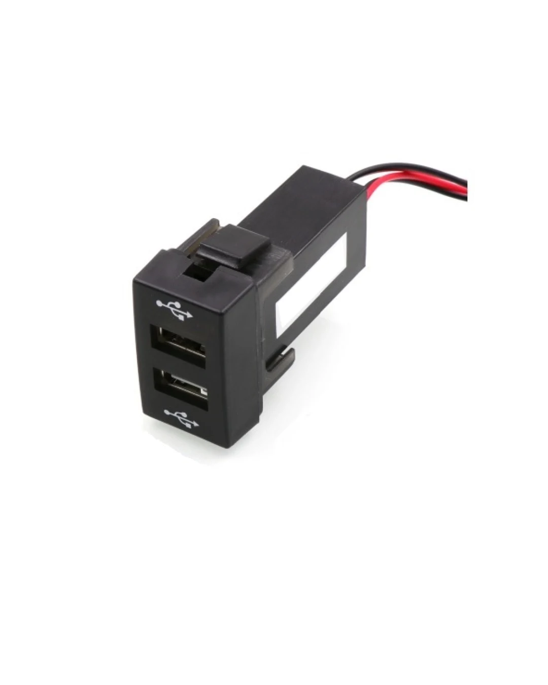 Двойно USB УСБ Зарядно за Вграждане за Peugeot 307 Пежо 12V 4.2 Amp
