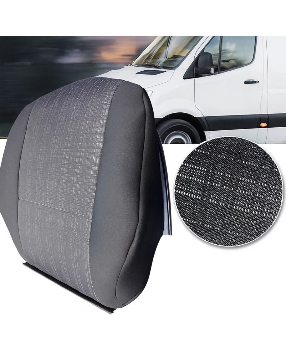 Единична тапицерия – Калъф за седалищната част на шофьорската седалка за Mercedes Sprinter W906 (2014–2018)