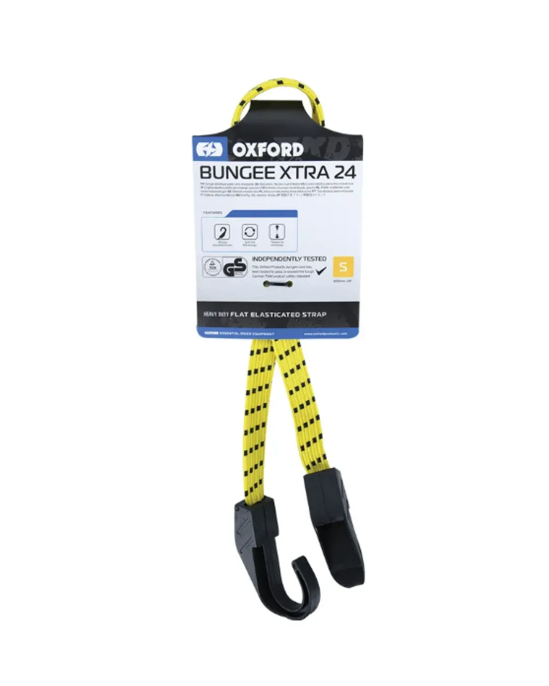 Еластична лента OXFORD Bungee TUV/GS 16x600 мм