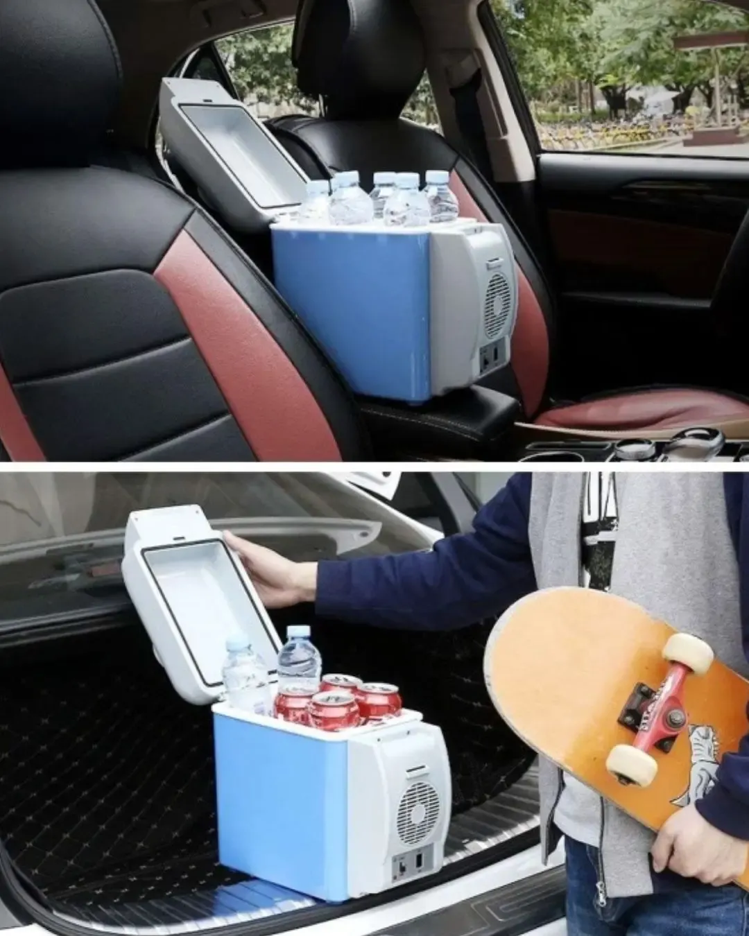Електрическа хладилна кутия за кола 7.5л (12V)