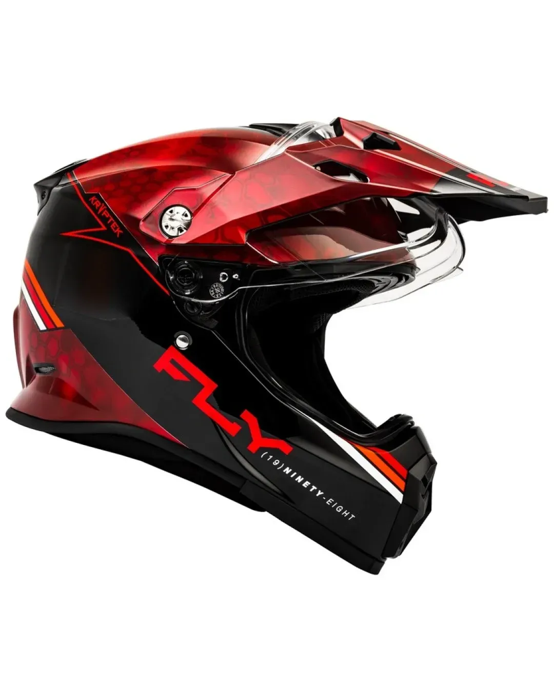 Ендуро каска FLY RACING Trekker Conceal-Red/Black 2025