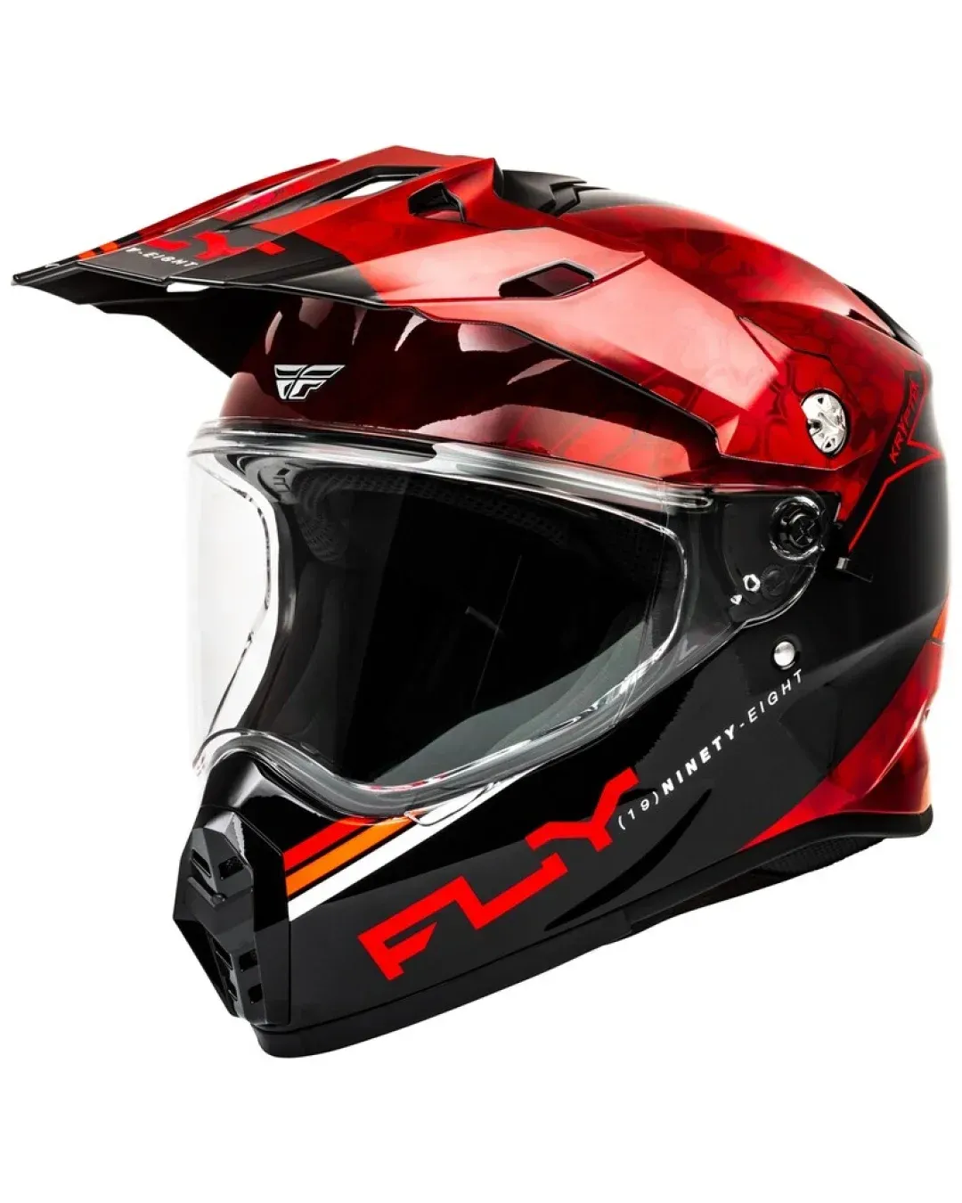 Ендуро каска FLY RACING Trekker Conceal-Red/Black 2025