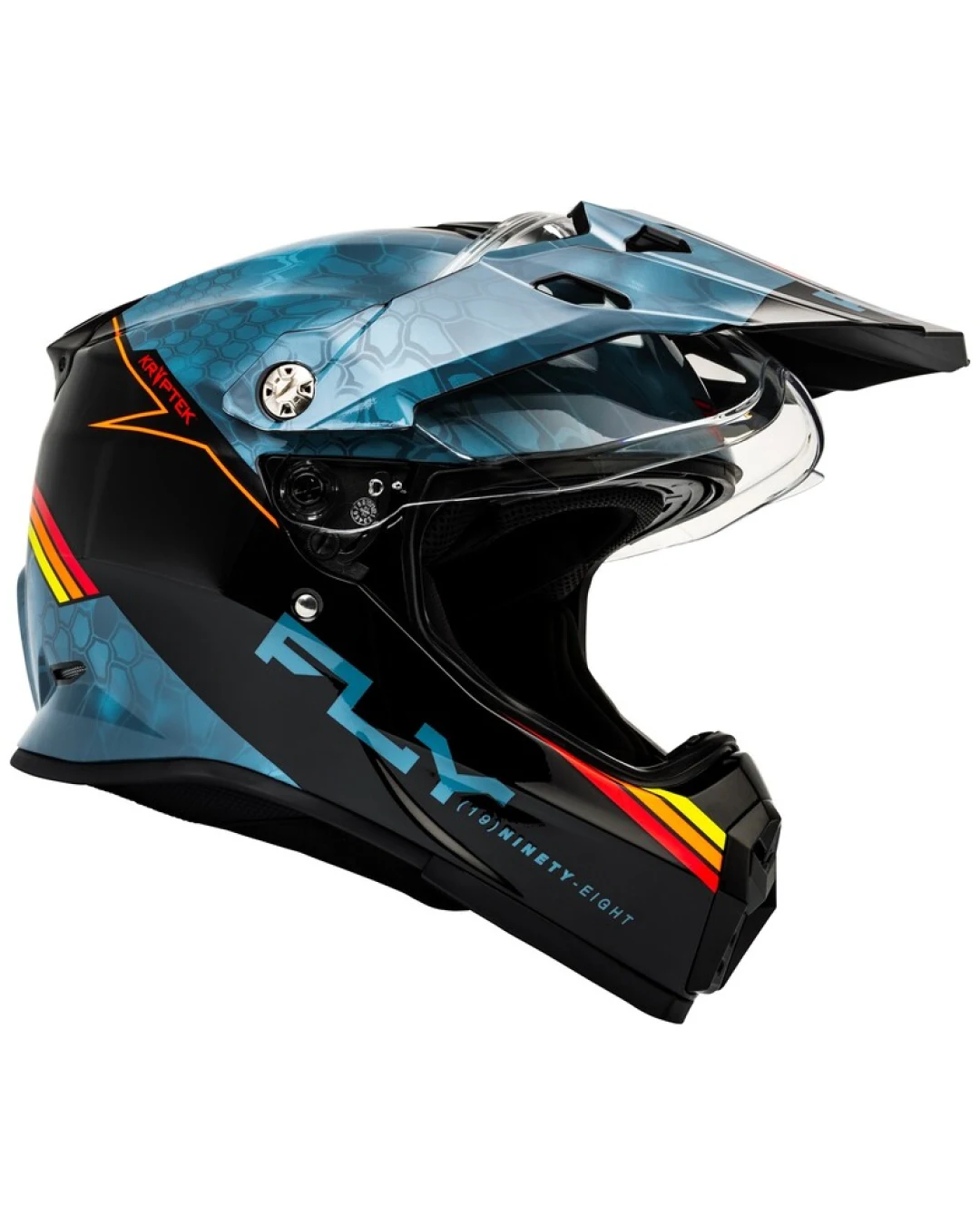 Ендуро каска FLY RACING Trekker Conceal-Slate/Black/Red 2025