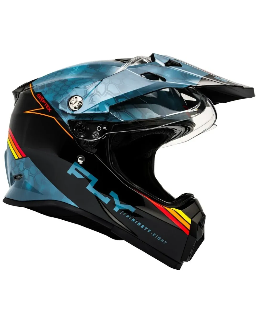 Ендуро каска FLY RACING Trekker Conceal-Slate/Black/Red 2025