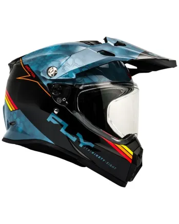 Ендуро каска FLY RACING Trekker Conceal-Slate/Black/Red 2025