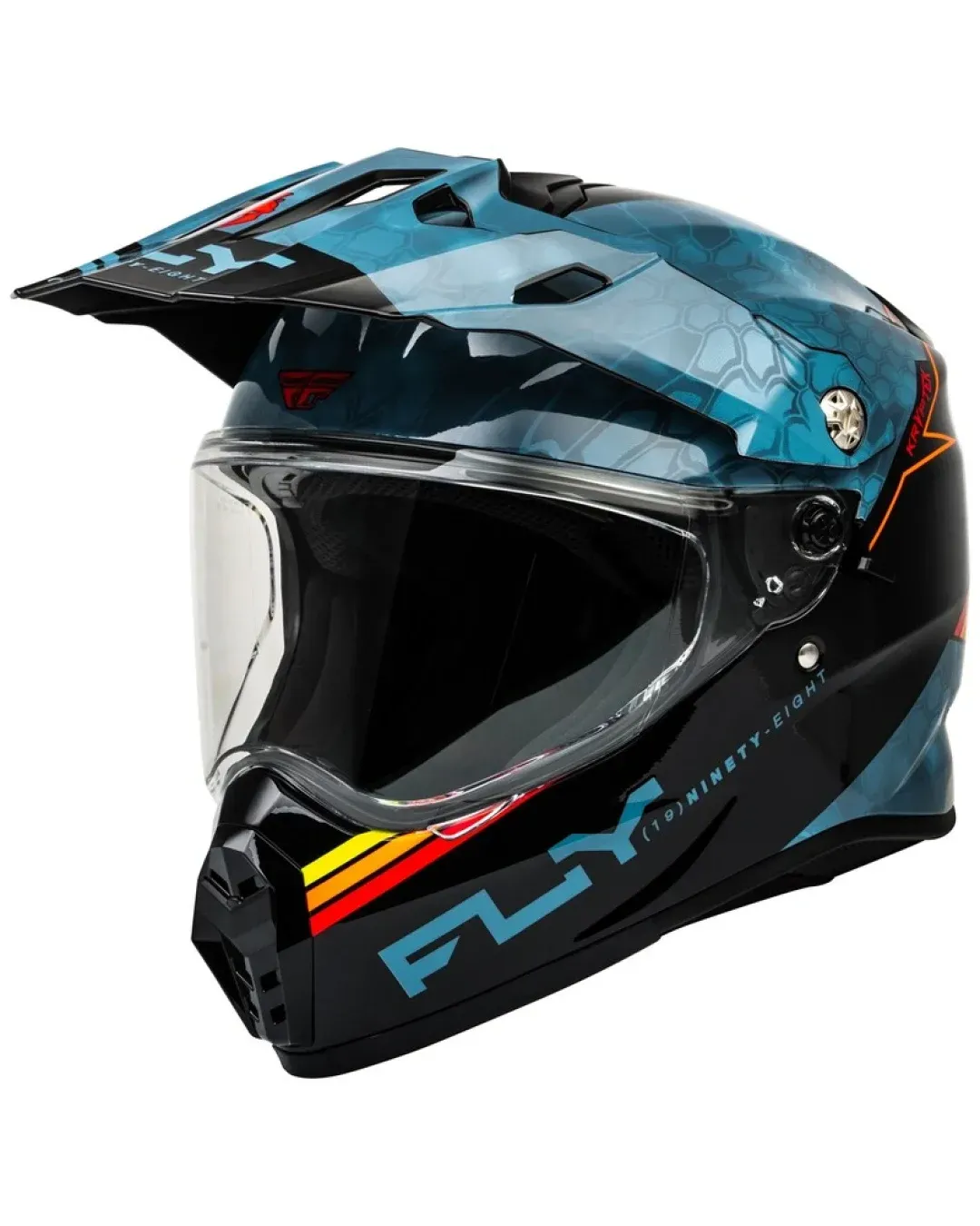 Ендуро каска FLY RACING Trekker Conceal-Slate/Black/Red 2025